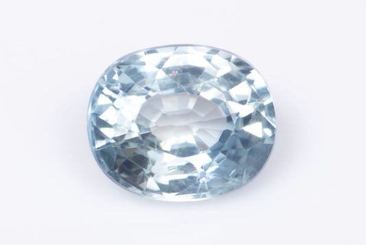 Blue sapphire 0.86ct VS untreated oval cut