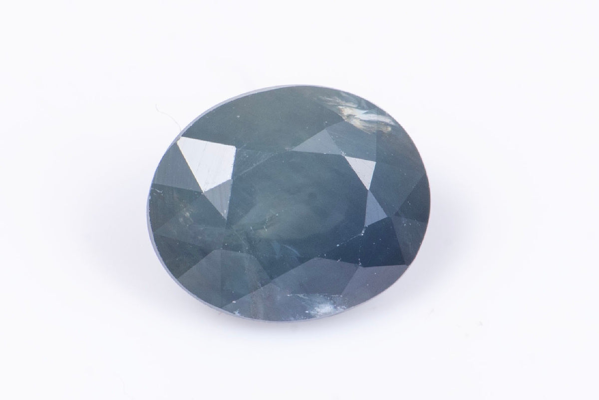Естествен син сапфир 0.92ct, нетретиран, овална шлифовка, Австралия