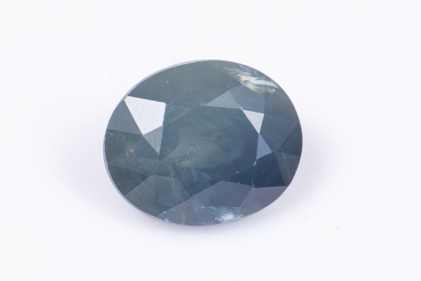 Blue sapphire 0.92ct untreated oval cut Australia