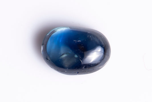Blue sapphire oval cab 0.59ct heated only