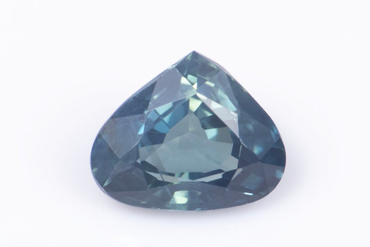 Blue sapphrie 0.55ct VS untreated teardrop cut
