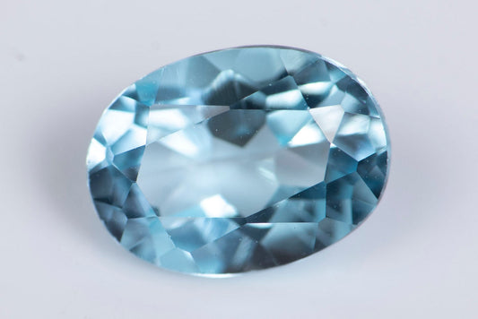 Blue topaz 1.43ct 8x6mm oval cut