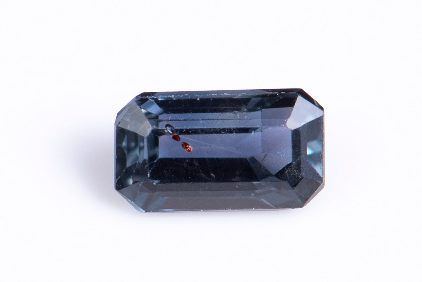 Blue untreated sapphire 0.54ct octagon cut