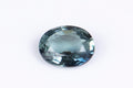 Natural blueish green sapphire 0.51ct heated oval cut loose gemstone for jewelry