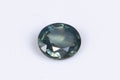 Natural blueish green sapphire 0.59ct heated oval cut loose gemstone for jewelry