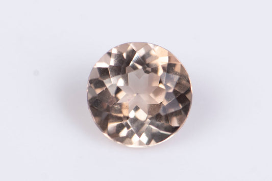 Champagne color topaz 0.24ct 3.8mm round cut