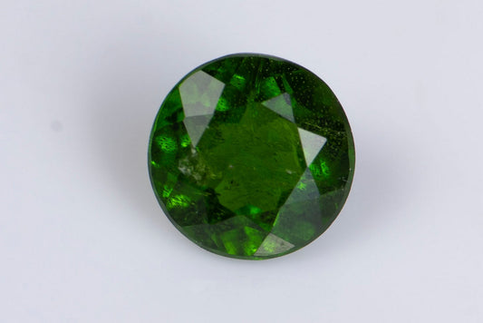 Хром диопсид 0.54ct 5mm кръгла шлифовка