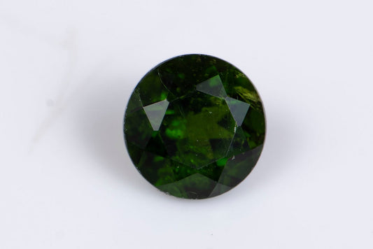 Хром диопсид 0.60ct 5mm кръгла шлифовка