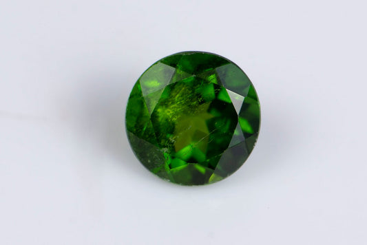 Хром диопсид 0.63ct 5mm кръгла шлифовка