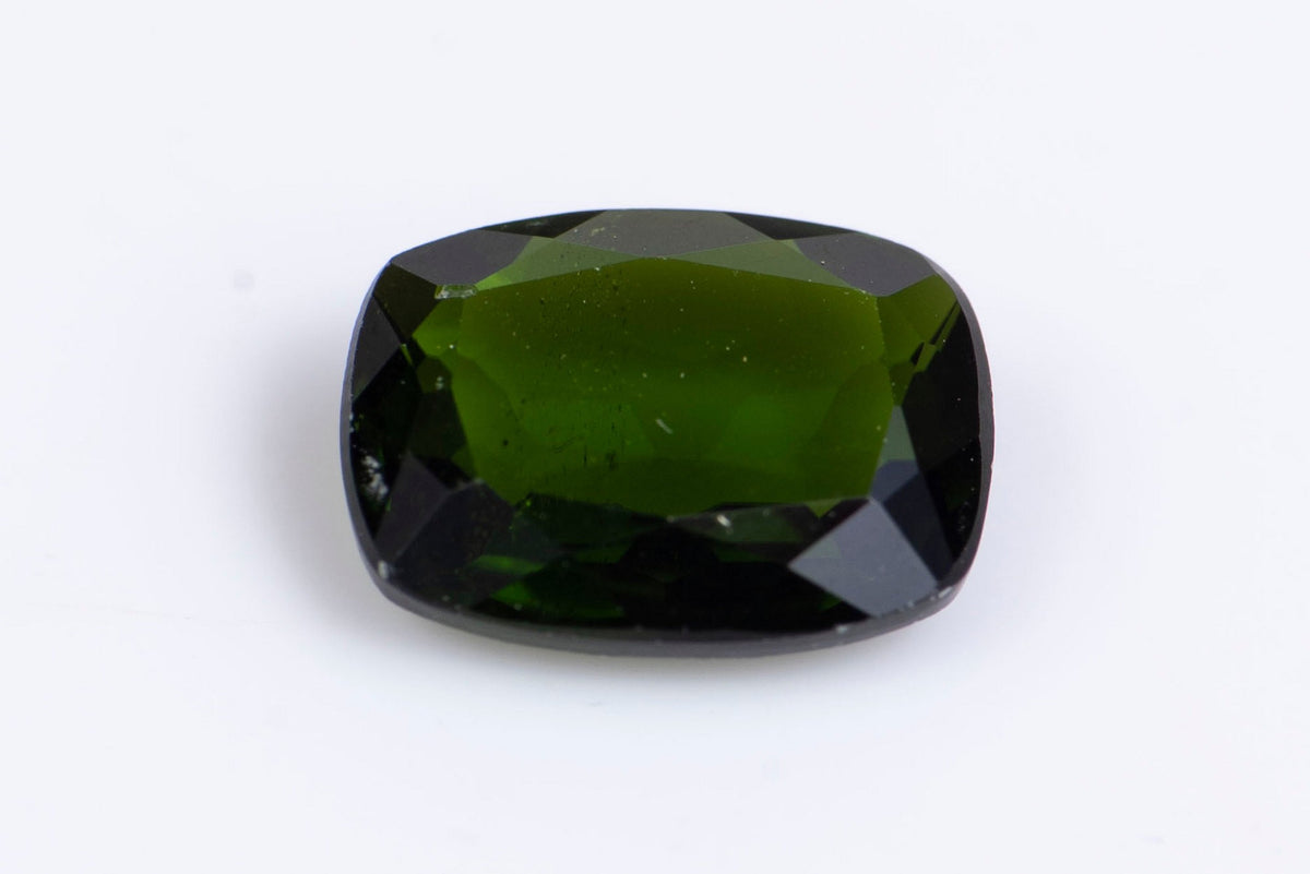 Natural Chrome Diopside 0.86ct 7x5mm Cushion Cut