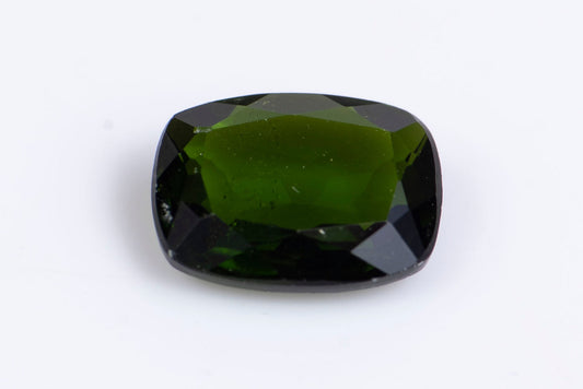 Хром диопсид 0.86ct 7x5mm cushion шлифовка