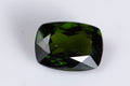 Natural chrome diopside 0.88ct 7x5mm cushion cut loose gemstone for jewelry