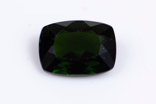 Хром диопсид 0.93ct 7x5mm cushion шлифовка