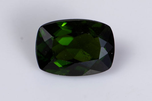 Хром диопсид 0.95ct 7x5mm cushion шлифовка