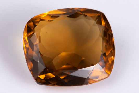 Citrine 12.37ct VVS cushion cut