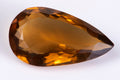 Natural citrine 15.53ct VVS teardrop cut loose gemstone for jewelry