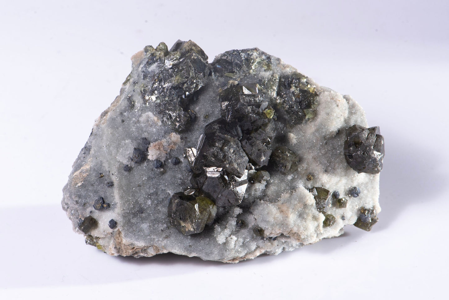 Cleiophane green sphalerite cluster crystal from Bulgaria 176.8g