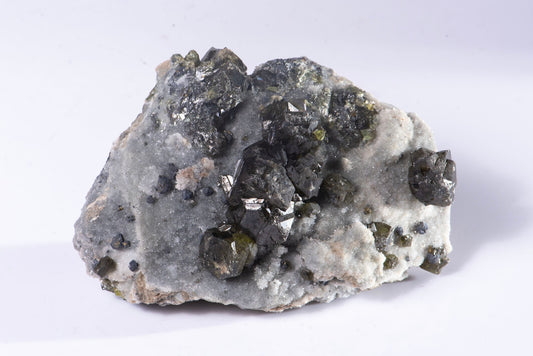 Cleiophane green sphalerite cluster crystal from Bulgaria 176.8g