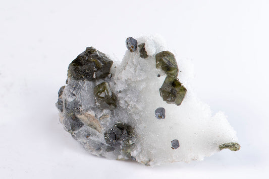 Cleiophane green sphalerite with quartz cluster crystal from Bulgaria 15g