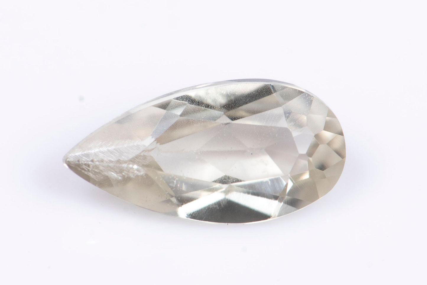 Diaspore 0.43ct VS teardrop cut