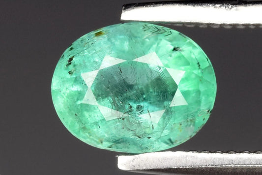 Natural Emerald from Nigeria 0.72ct 6.5x5mm Oval Cut