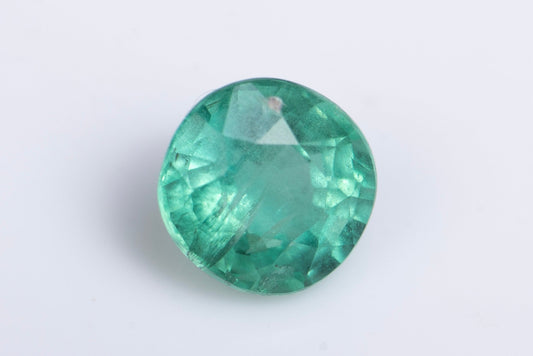 Emerald 0.41ct 4.6mm cushion cut Zambia