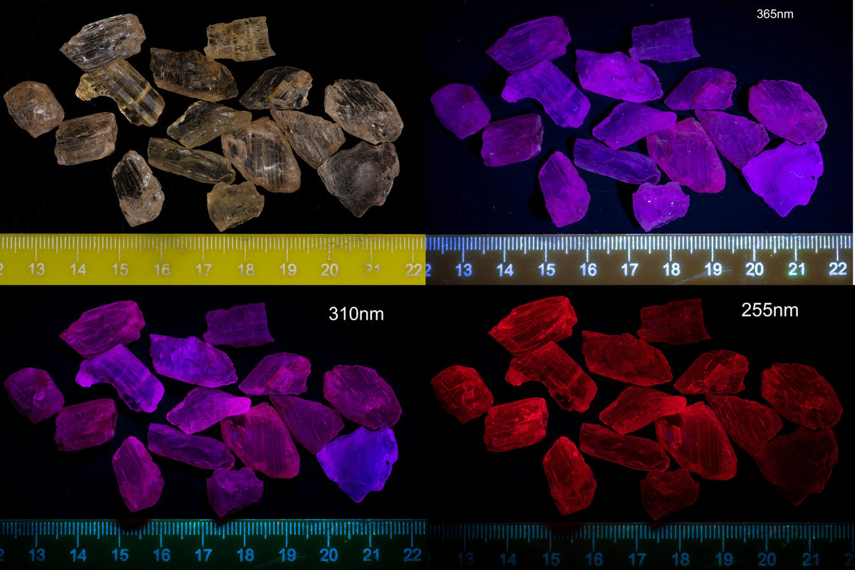 Natural Fluorescent Scapolite Crystals - Quality 3 - Price For 1 Piece Random Pick