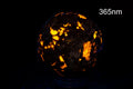 Natural fluorescent sodalite sphere 60mm UV reactive mineral collectible