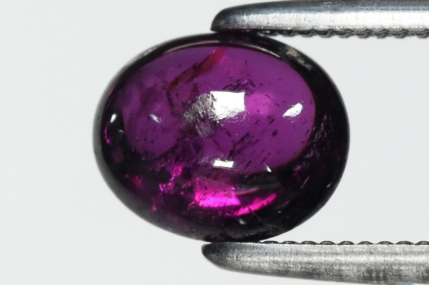 Natural Purple Rhodolite Garnet 1.43ct Oval Cabochon