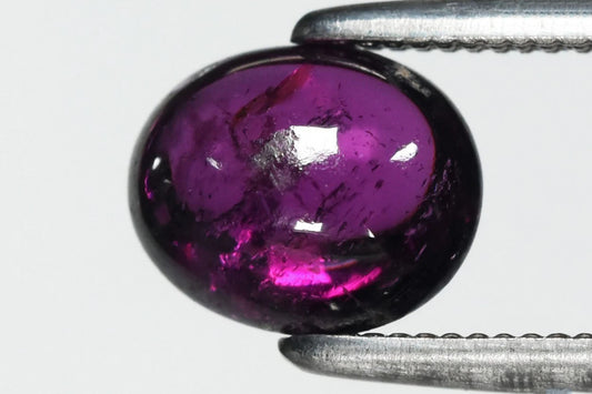 Natural Purple Rhodolite Garnet 1.43ct Oval Cabochon