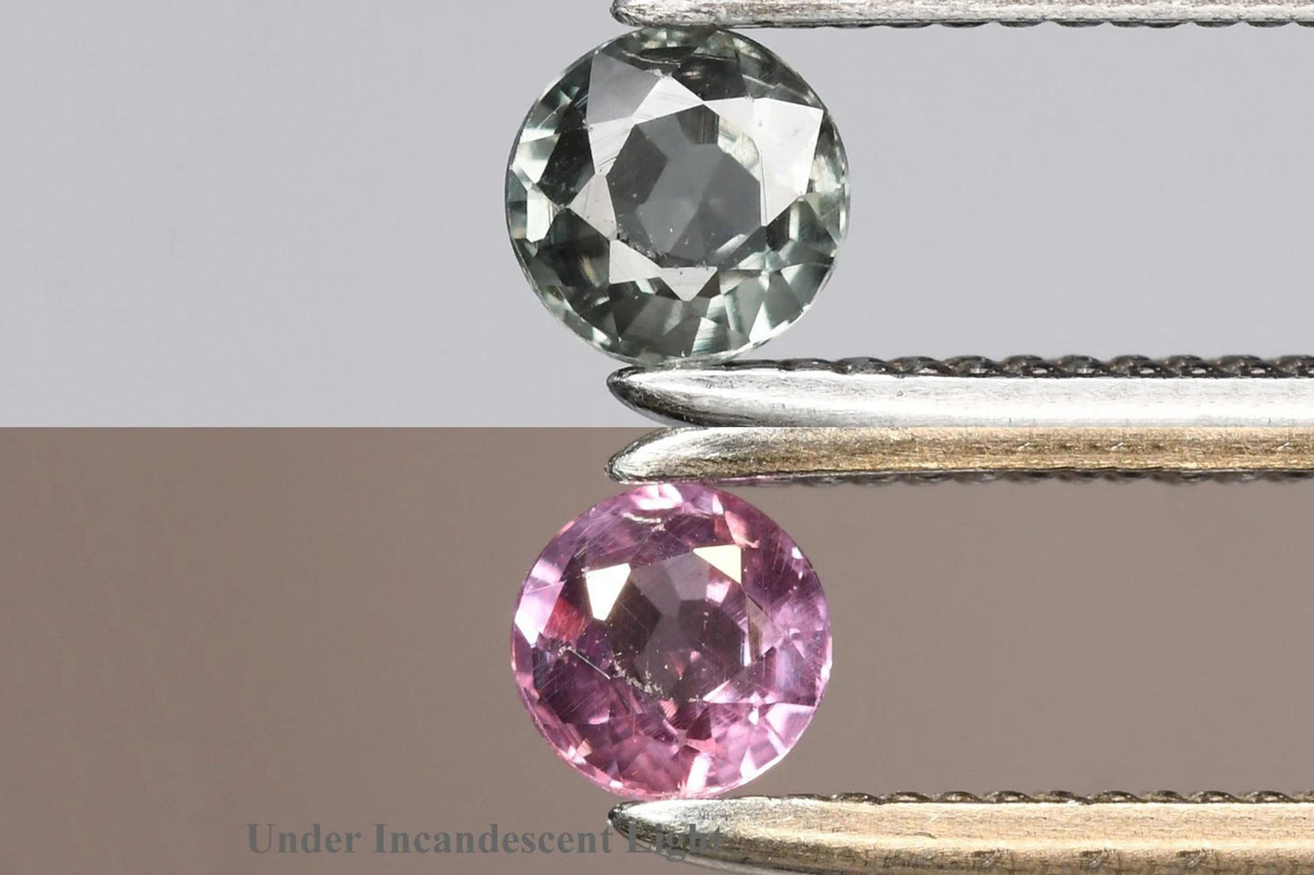 Natural Color Change Garnet   0.16ct 3mm VS Round Cut