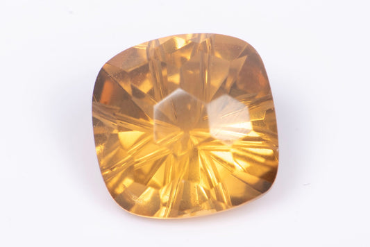 Golden citrine 3.12ct VS 9.1mm fancy cut