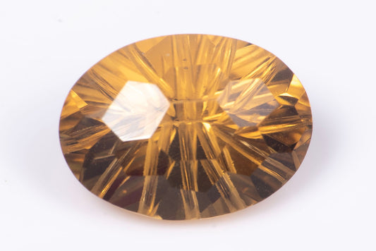 Golden citrine 3.77ct VS fancy oval cut