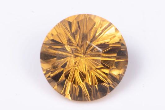 Golden citrine 4.07ct 10mm VS fancy oval cut