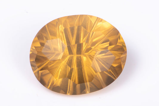 Golden citrine 4.51ct VS fancy oval cut