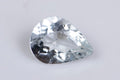 Natural goshenite white aquamarine 0.56ct teardrop cut loose gemstone for jewelry