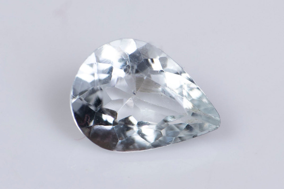 Natural Goshenite (White Aquamarine) 0.56ct Teardrop Cut