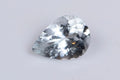 Natural goshenite white aquamarine beryl 0.61ct teardrop cut loose gemstone