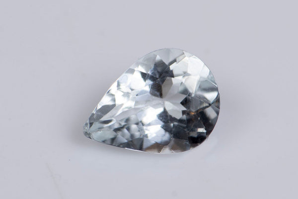 Natural Goshenite (White Aquamarine) 0.61ct Teardrop Cut #2
