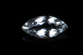 Natural goshenite white aquamarine beryl 0.74ct marquise cut loose gemstone for jewelry
