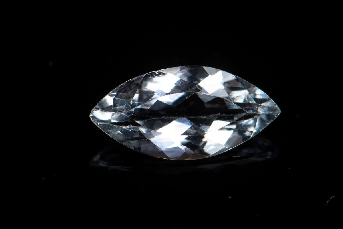 Natural Goshenite (White Aquamarine Beryl) 0.74ct Marquise Cut