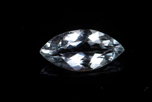 Goshenite (white aquamarine beryl) 0.74ct marquise cut