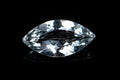Natural goshenite white aquamarine beryl 0.77ct marquise cut loose gemstone for jewelry
