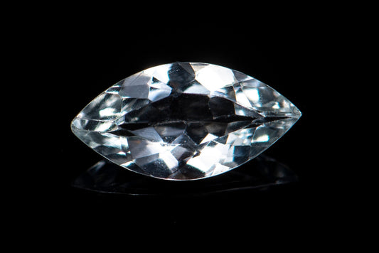 Goshenite (white aquamarine beryl) 0.77ct marquise cut