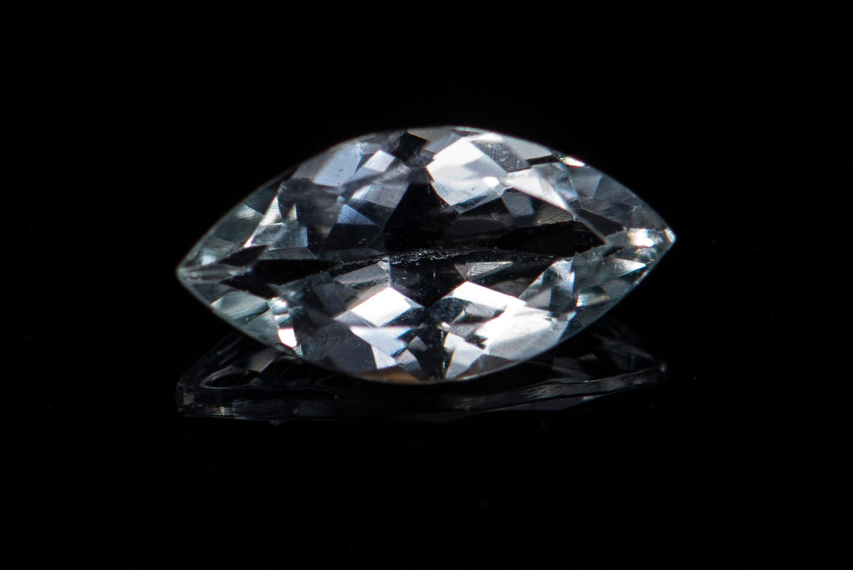 Natural Goshenite (White Aquamarine Beryl) 0.88ct Marquise Cut