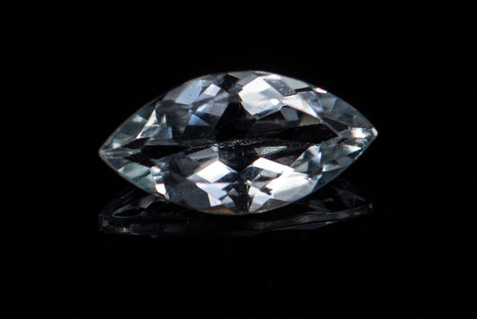 Goshenite (white aquamarine beryl) 0.88ct marquise cut