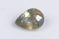Естествен зелен сапфир 0.82ct нетретиран, капковидна шлифовка, единичен камък за бижута