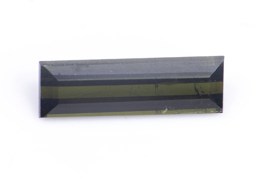 Green tourmaline 1.14ct baguette cut
