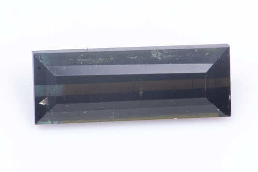 Green tourmaline 1.17ct baguette cut