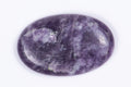 Natural lepidolite 24.7ct oval cabochon loose gemstone for jewelry